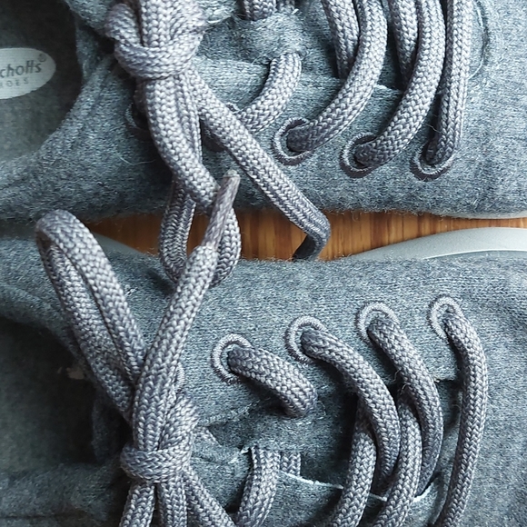 Gray Wool Sneakers, Dr. Scholl's Freestep, Sz 7.5W - Picture 1 of 10